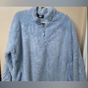 Lands End blue fleece